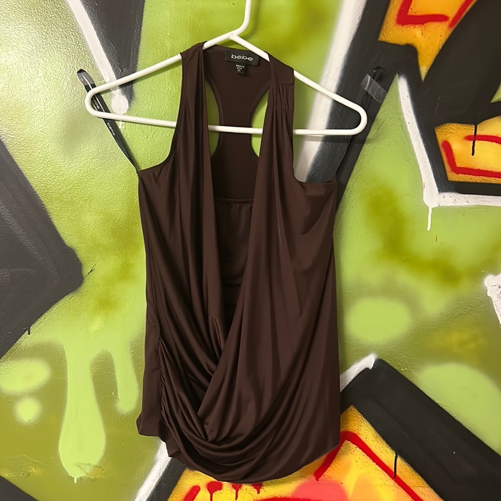 Brown Bebe top